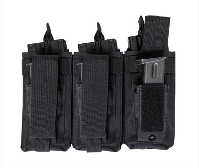 MOLLE Triple Kangaroo Rifle and Pistol Mag Pouch