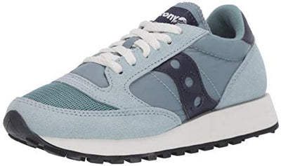 Saucony Originals Women's Jazz Vintage Sneaker, Smoke Blue/Navy