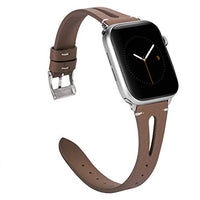 Genuine Leather Floral Apple Watch Band 38mm 40mm Series 5 4 3 2 1