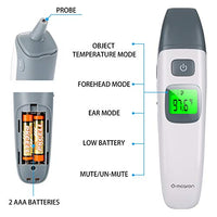 Mcaron MCB113 Medical Forehead and Ear Thermometer for All Ages