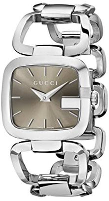 Gucci G-Gucci Brown Dial Stainless Steel Quartz Ladies Watch YA125402