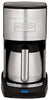 Cuisinart DCC-1200 Brew Central 12 Cup Programmable Coffeemaker, Black/Silver