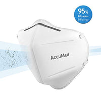 AccuMed Face Mask, Protective Face Mask, White or Black (10 Count)
