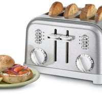 Cuisinart CPT-180W Metal Classic 4-Slice toaster, White