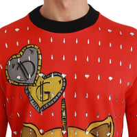 Red Crystal Pig of the Year Sweater