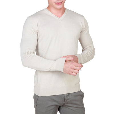 Trussardi - 32M03INT53 V-neck Sweater, White or Grey