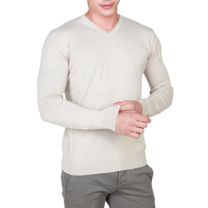 Trussardi - 32M03INT53 V-neck Sweater, White or Grey