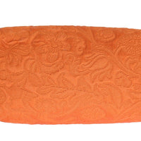 Orange VANDA Snakeskin Brocade Crystal Bag