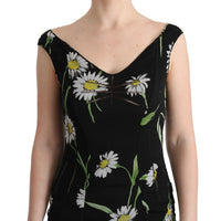 Sunflower Silk Stretch Sheath Dress