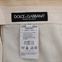 Brown Stretch Cotton Pants