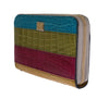 Multicolor Alligator Caiman Leather Continental Wallet