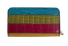 Multicolor Alligator Caiman Leather Continental Wallet