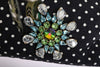 Multicolor VANDA Floral Embroidered Crystal Bag