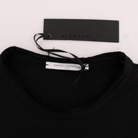 Black Cotton Crewneck T-Shirt