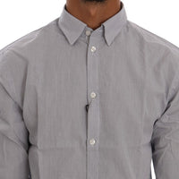 White Blue Check Casual Cotton Regular Fit Shirt