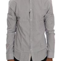 White Blue Check Casual Cotton Regular Fit Shirt