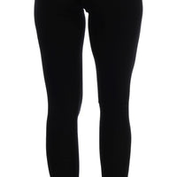 Black Cashmere Stretch Tights