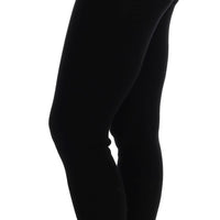 Black Cashmere Stretch Tights