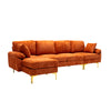 Coolmoor Orange Sectional  Sofa