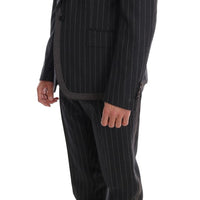 Gray Wool One Button 3 Piece Suit