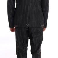 Gray Wool One Button 3 Piece Suit