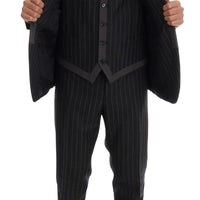 Gray Wool One Button 3 Piece Suit