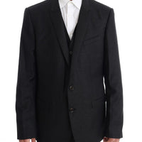 Gray Wool GOLD Slim Fit 3 Piece Suit