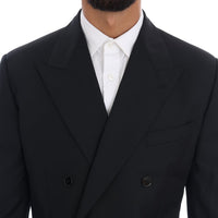 Blue Wool Double Breasted SICILIA Suit