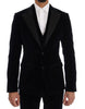 Blue Velvet Stretch Slim Two Button Suit