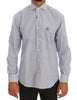 Blue Striped Slim Fit Dress Shirt