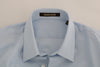 Light Blue Stretch Slim Fit Dress Shirt