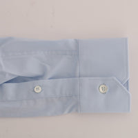 Light Blue Stretch Slim Fit Dress Shirt