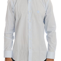 Light Blue Stretch Slim Fit Dress Shirt