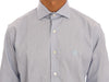 Light Blue Cotton Slim Fit Dress Shirt