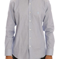 Light Blue Cotton Slim Fit Dress Shirt