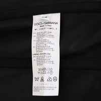 Black Silk Floral Brocade Vest