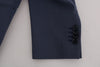 Blue Two Button Slim Fit Suit