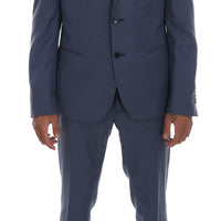 Blue Two Button Slim Fit Suit