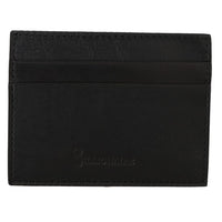 Black Leather Cardholder Wallet