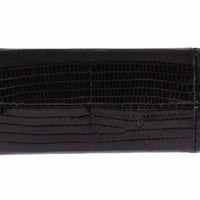 Bag Black Varano Lizard Shoulder Evening Party Clutch