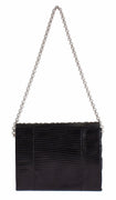 Bag Black Varano Lizard Shoulder Evening Party Clutch