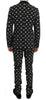 Black Crown Wool Stretch Slim Fit Suit