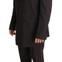 Bordeaux Wool Stretch Long 3 Piece Suit