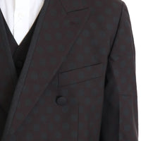 Bordeaux Wool Stretch Long 3 Piece Suit