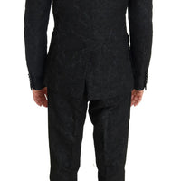 Black Torrero Slim 3 Piece One Button Suit