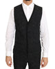 Black Torrero Slim 3 Piece One Button Suit