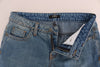 Blue Wash Cotton Classic Jeans