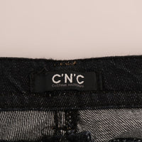 Blue Cotton Stretch Slim Fit Jeans