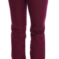 Red Wash Cotton Stretch Denim Jeans