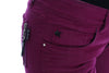 Purple Cotton Stretch Slim Denim Jeans